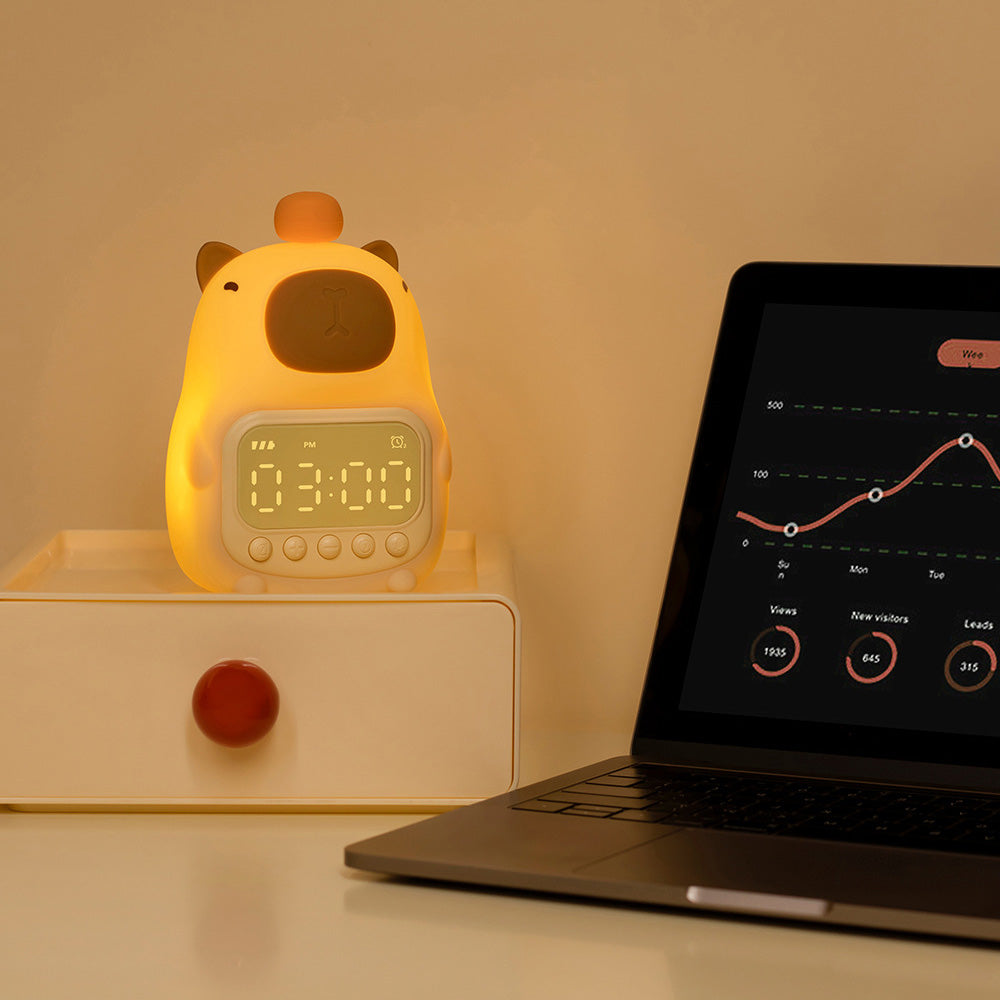 LumiiBaby® Capy Clock